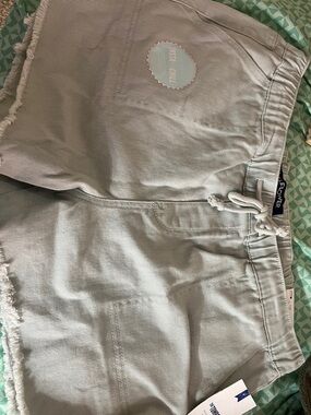 Light Mint Drawstring Shorts
